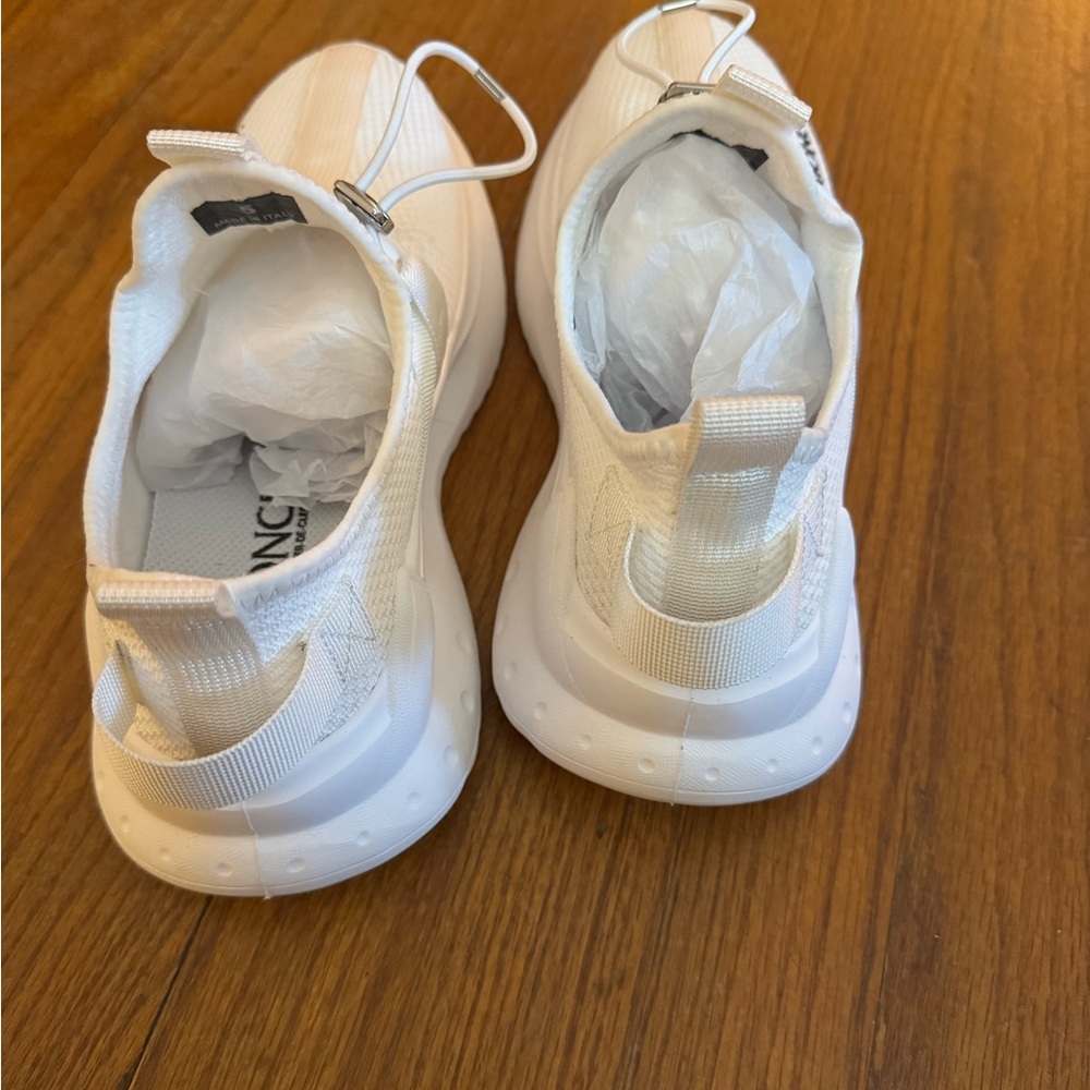 Moncler White Sneakers Like New - Picture 2 of 6